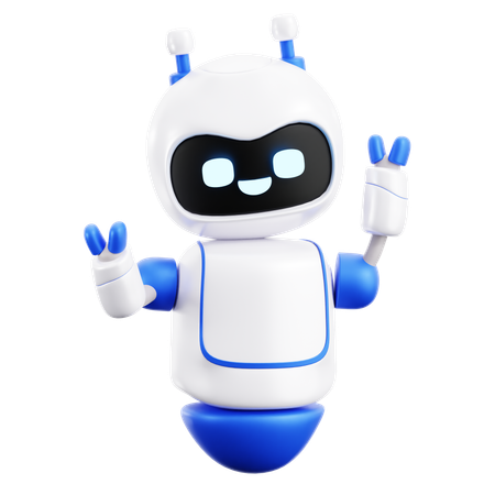 Fun Robot  3D Icon