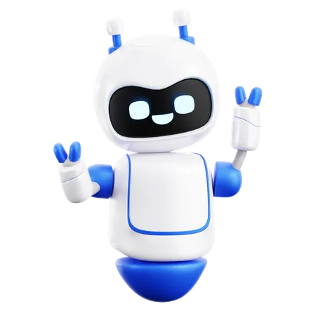 Fun Robot  3D Icon