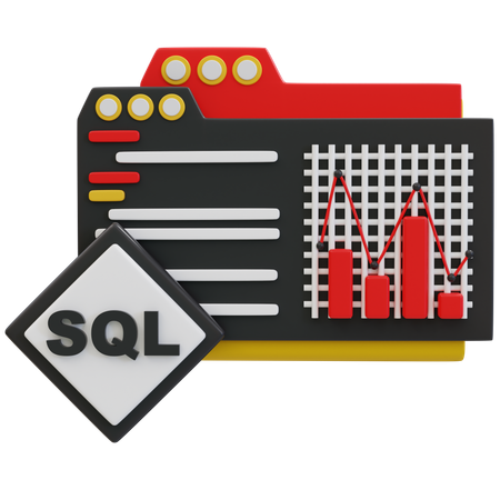 Fundamentos de la gestión de bases de datos SQL  3D Icon