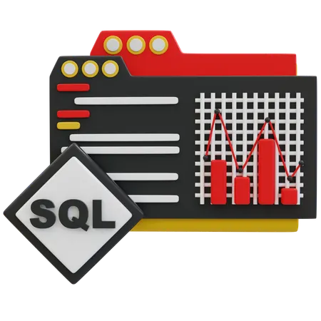 Fundamentos de la gestión de bases de datos SQL  3D Icon