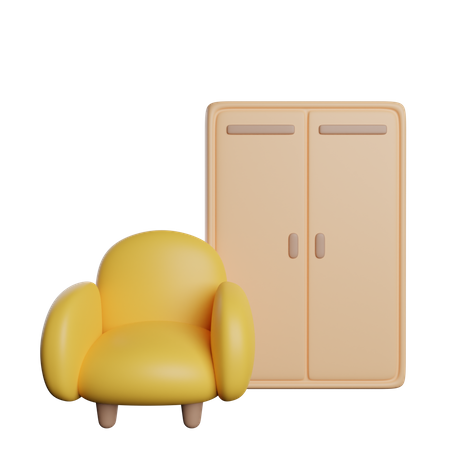 Furniture  3D Icon