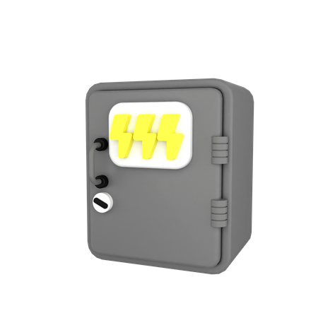 Fuse Box  3D Icon