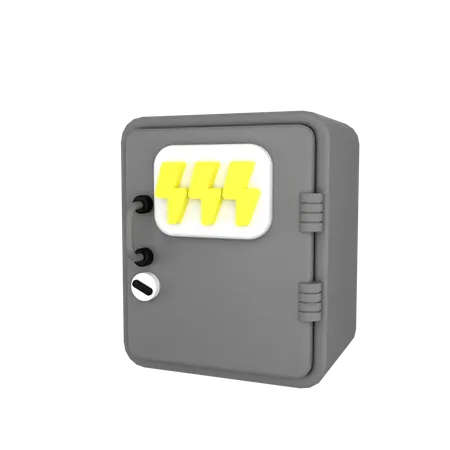 Fuse Box  3D Icon