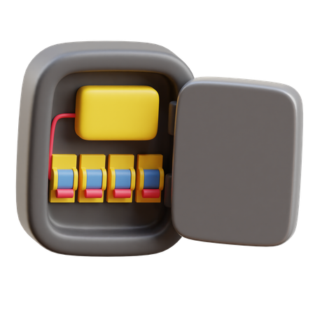 Fuse Box  3D Icon