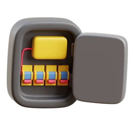 Fuse Box  3D Icon