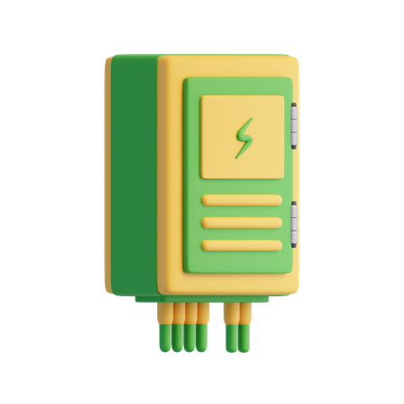 Fuse Box  3D Icon