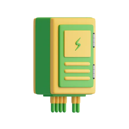 Fuse Box  3D Icon