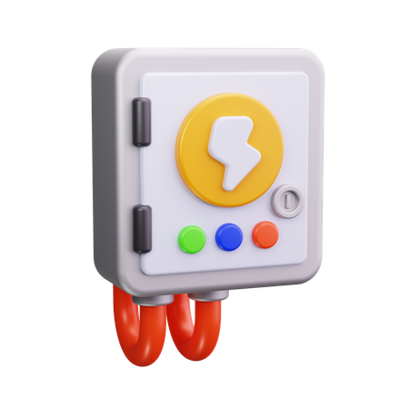 ヒューズボックス  3D Icon