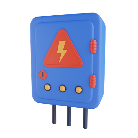 Fuse Box  3D Icon