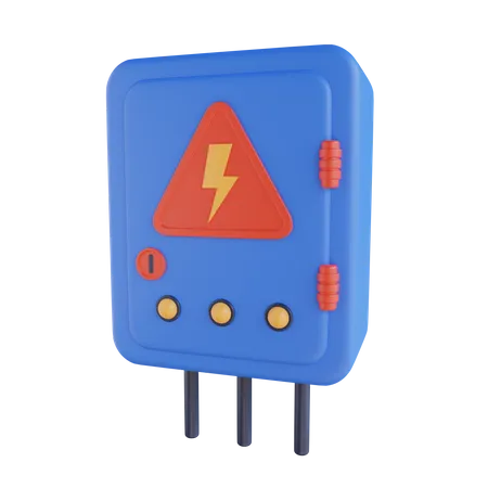 Fuse Box  3D Icon