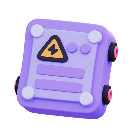 Fuse Box  3D Icon