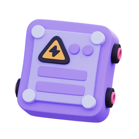 Fuse Box  3D Icon