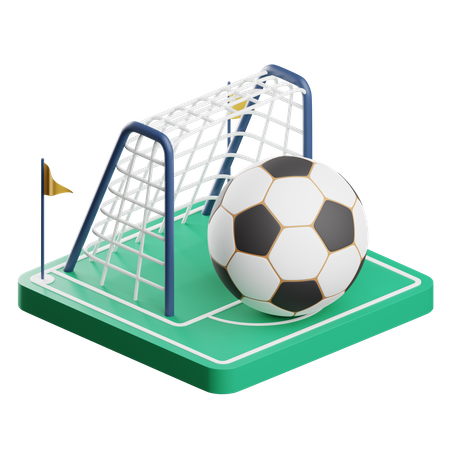 Futebol  3D Icon