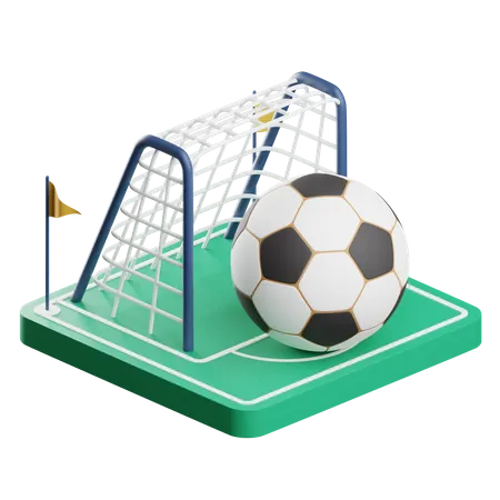 Futebol  3D Icon