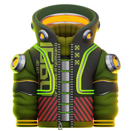 Futuristic Jacket  3D Icon