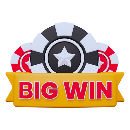 Gambling Big Win  3D Icon