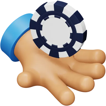 Gambling Chip  3D Icon