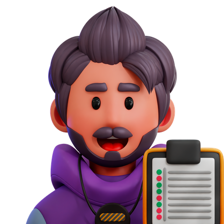 Game Coach  3D Icon