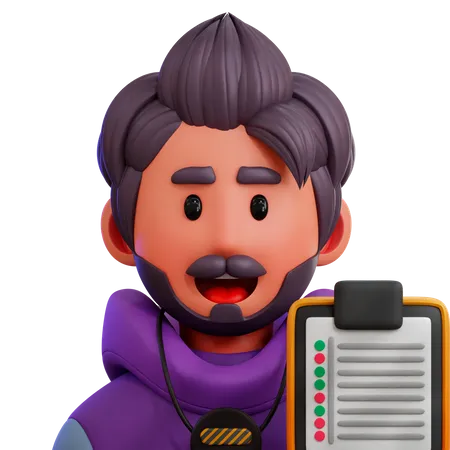 Game Coach  3D Icon