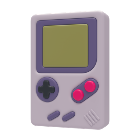 Gameboy  3D Illustration