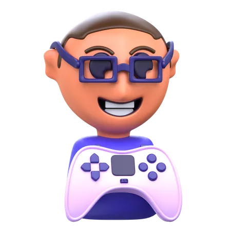 Gamer  3D Icon