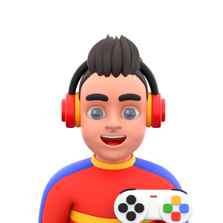 Gamer  3D Icon