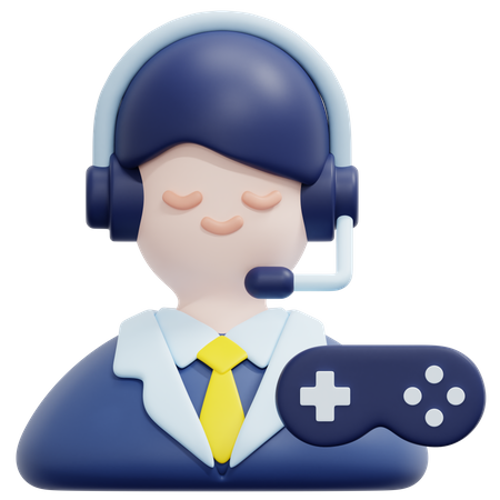 Gaming Coach  3D Icon