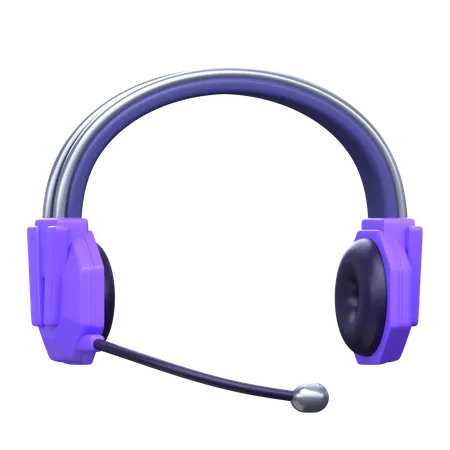 Gaming Headphone  3D Icon