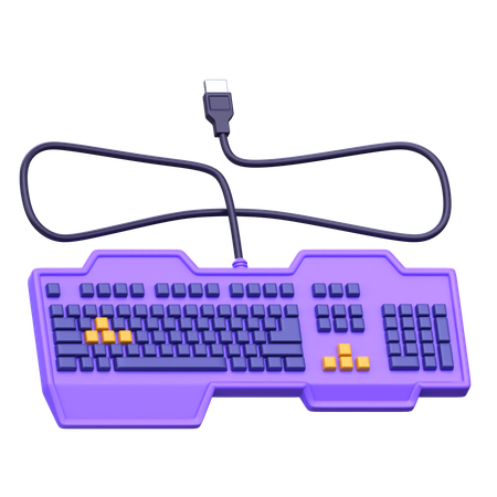 Gaming Keyboard  3D Icon