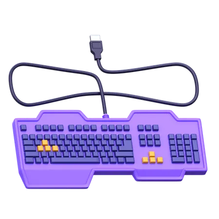 Gaming Keyboard  3D Icon