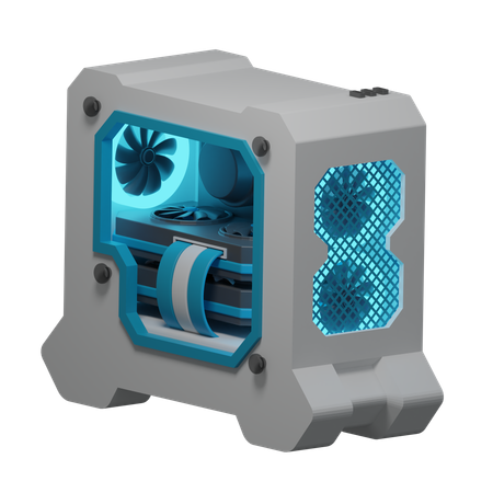 Gaming Pc  3D Icon