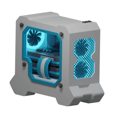 Gaming Pc  3D Icon