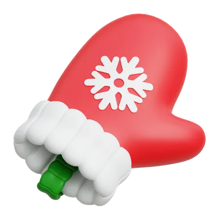 Gant de Noël  3D Icon