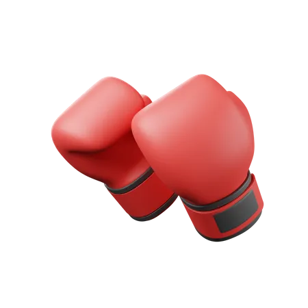 Gants de boxe  3D Illustration