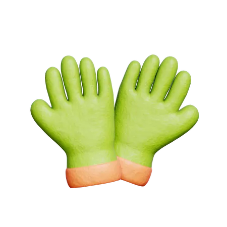 Gants de jardin  3D Icon