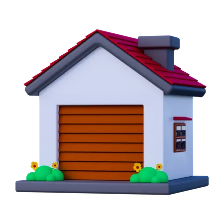 Garage  3D Icon