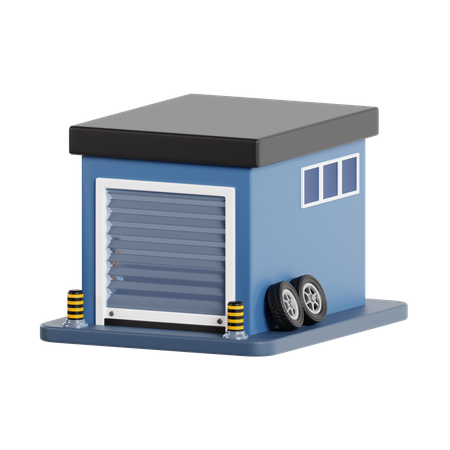 Garage  3D Icon