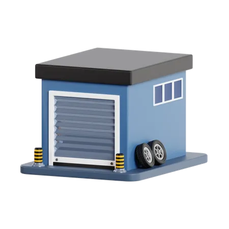 Garage  3D Icon