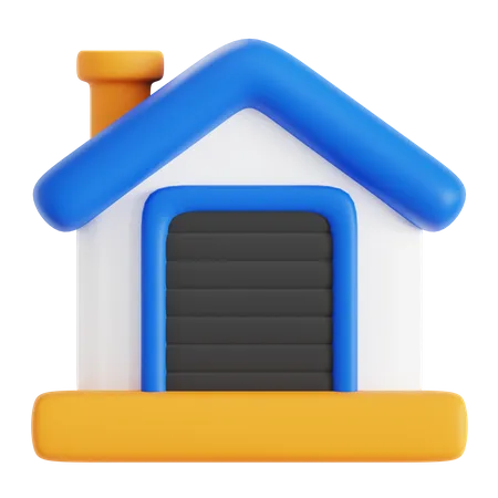 Garage  3D Icon