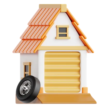 Garage  3D Icon