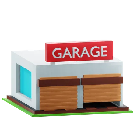 Garage  3D Icon