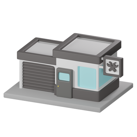 Garage Repair  3D Icon