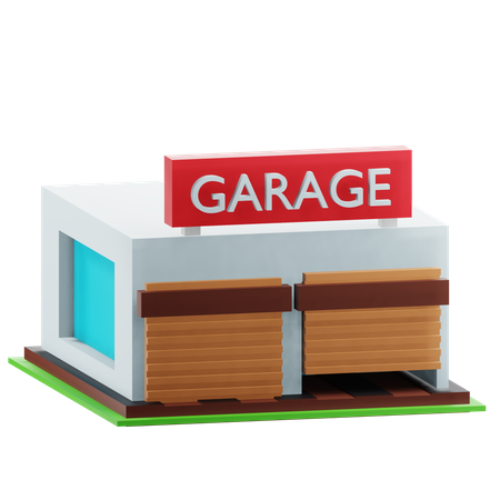 Garagem  3D Icon