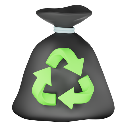 Garbage Bags  3D Icon