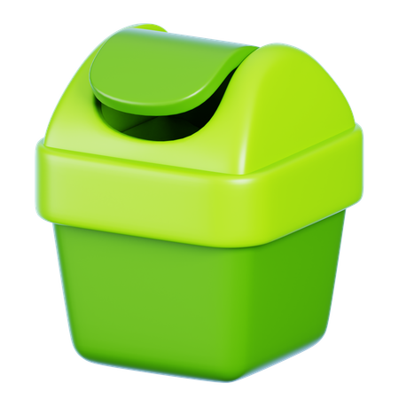 Garbage Bin  3D Icon