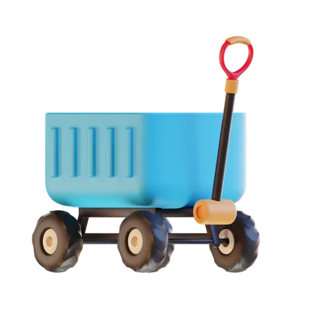 Garden Cart  3D Icon