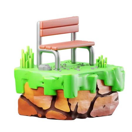 Garden Chair  3D Icon