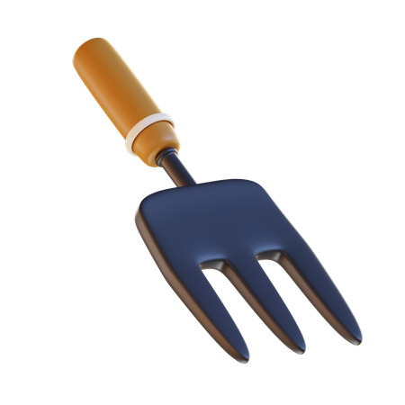 Garden Fork  3D Icon