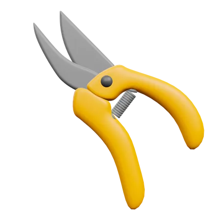 Garden Pruner  3D Illustration