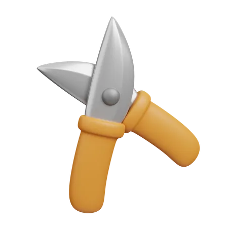 Garden Shears  3D Icon